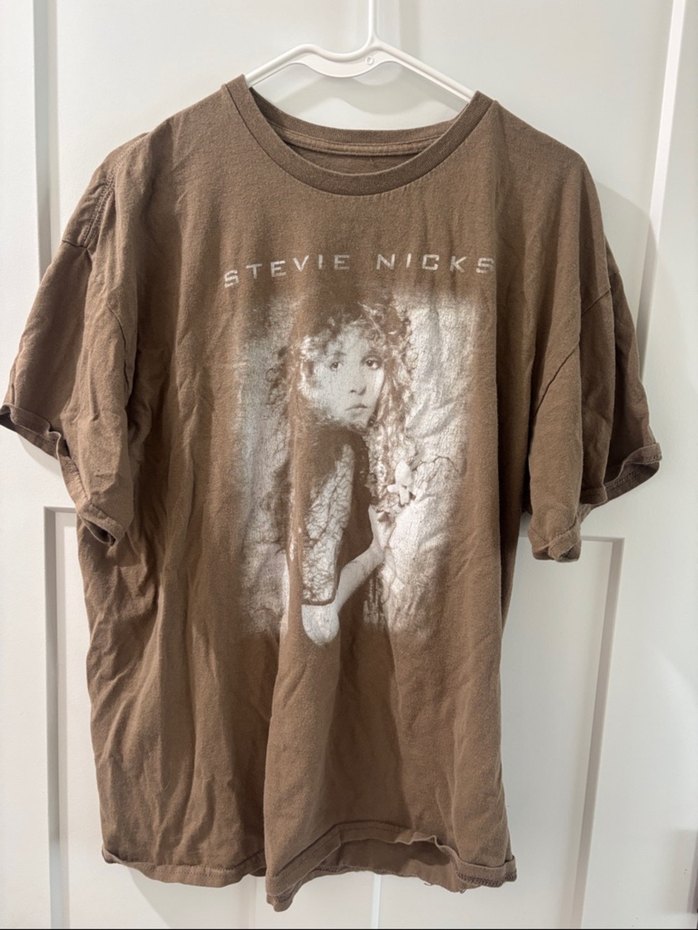 Stevie Nicks Brown Graphic Tee - Vintage Style Band Shirt